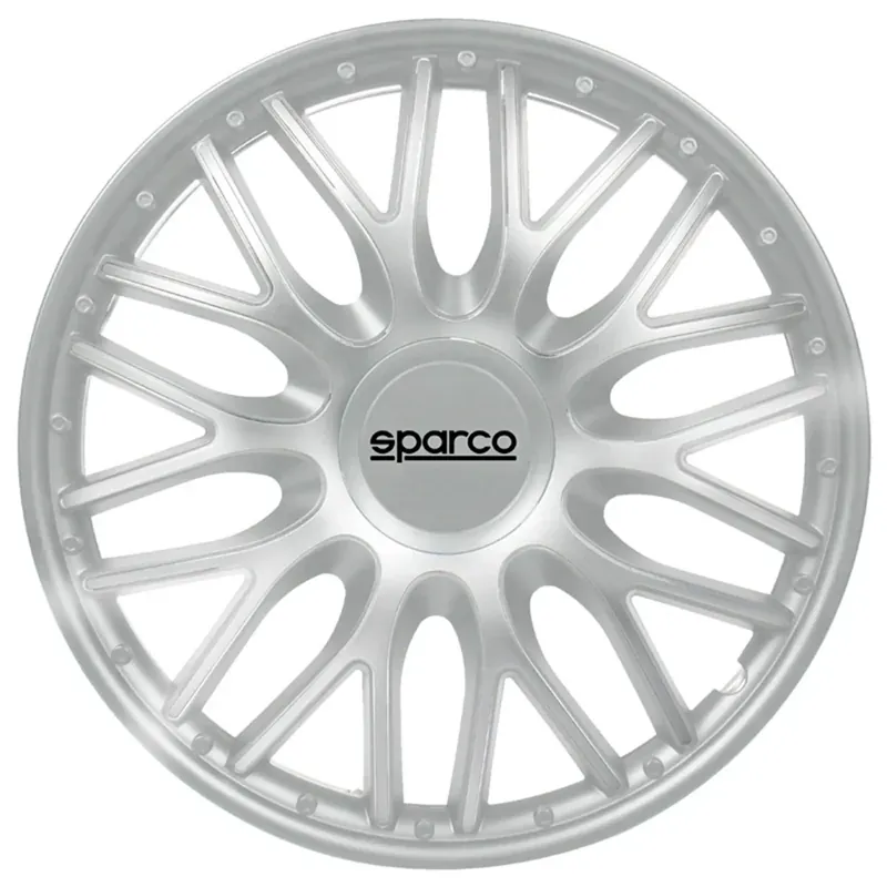 Beste Prijs Sparco Wieldoppen Roma 15 inch Grijs - 4 stuks